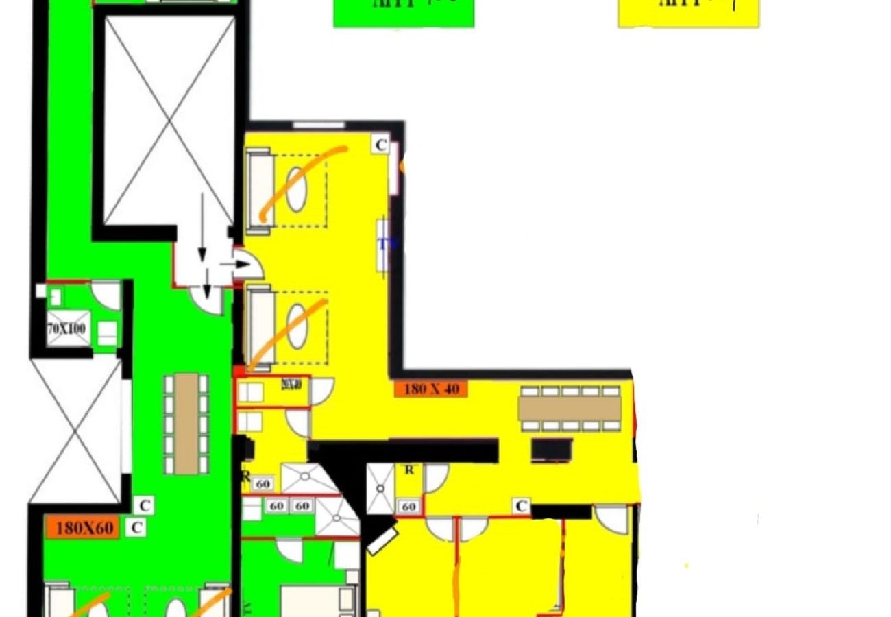 Appartement in Parijs - 105 B- 112 Richelieu 4D